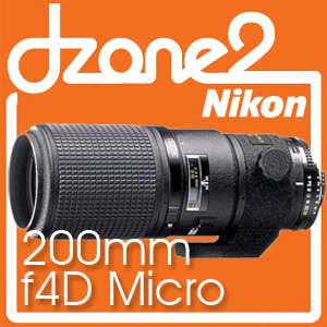 Nikon Micro Nikkor AF 200mm f/4D F4D f/4 f4 Micro #L233 0182080198782 