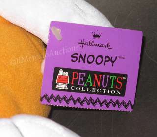 HALLMARK Halloween Pumpkin Plush SNOOPY Charlie Brown  