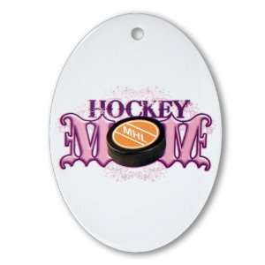  Ornament (Oval) Hockey Mom 