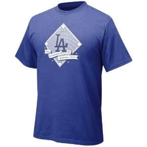  Nike L.A. Dodgers Royal Blue Heather Heritage Diamond T 