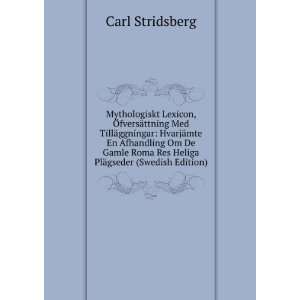   Roma Res Heliga PlÃ¤gseder (Swedish Edition) Carl Stridsberg Books