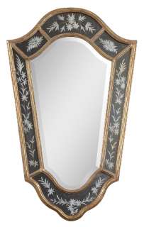   mirrors with etcheddetails. Center mirror has a generous 1 1/4 bevel