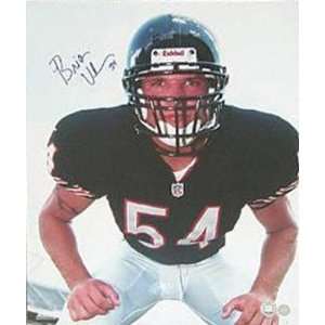  Brian Urlacher Chicago Bears Close Up 16x20 Autographed 