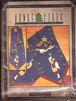 HODGE PODGE TABLE RUNNER CHRISTMAS APPLIQUE KIT #1463  