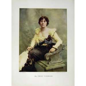    C1910 Portrait Miss Violet Vanbrugh Theatre Actress