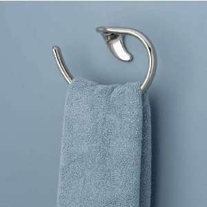 Hafele Voga   Movi Collection Towel Ring, Polished Chrome/Satin Chrome 