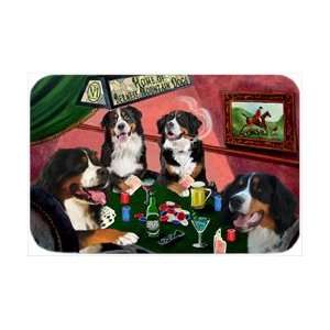  Bernese Mountain Dog Large Tempered Cutting Board 4 Dogs 