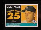   Topps Heritage Mickey Mantle Home Run 32 Insert Card MHRC32  