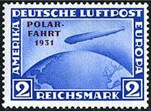 Germany issued this stamp commemorating the Graf polar trip