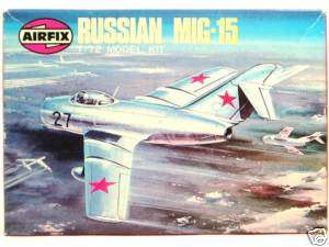 RARE1981 AIRFIX 1/72 Russian MiG 15 MODEL KIT MadeJapan  