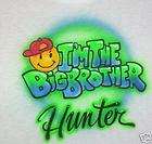 AIRBRUSHED T SHIRT NEW IM THE BIG BROTHER YOUTH SIZE