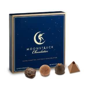 Moonstruck Chocolate 16 Piece Chocolate Truffle Collection  
