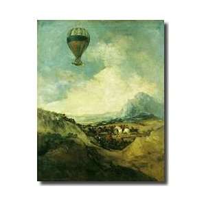  Balloon Or The Ascent Of The Montgolfier Giclee Print