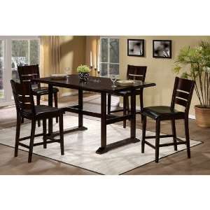  Hillsdale Whitfield 5 Piece Counter Height Dining Table 