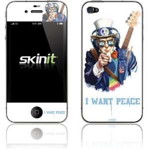 I Want Peace Uncle Sam skin for Apple iPhone 4 / 4S 