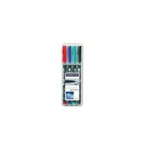 Staedtler® Lumocolor Fine Tip Overhead Projection Marker, Four Color 