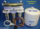   80 gpd RO+DI+UV Reverse Osmosis System Water Filter/ Clear Housings