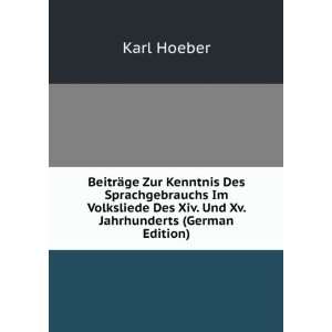   Xv. Jahrhunderts (German Edition) (9785876359810) Karl Hoeber Books