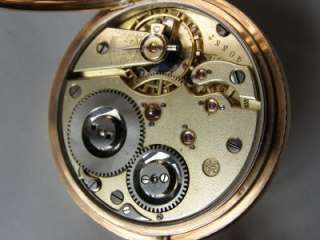 Swiss IWC Schaffhausen Gold hunter case pocket watch.RR  