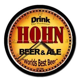  HOHN beer and ale cerveza wall clock 