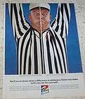 1962 CHEER laundry soap detergent Referee man PRINT AD