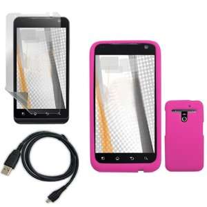  iNcido Brand LG Revolution VS910 Combo Solid Hot Pink 