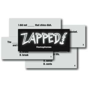  Zapped Homophones   Cards Only Toys & Games
