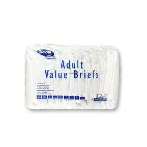  Value Series Adult Briefs   one pack, large 18 per pack 