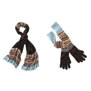  MIssoni for Target Pointelle Knitted Gloves & Long Scarf 