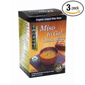 Japan Gold Miso to Go   Classic Blend, 0.74 Ounce (Pack of 3)  