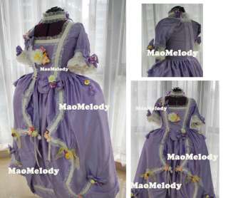 Marie Antoinette Baroque Cosplay Costume Dress Z56  