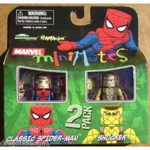 Marvel MiniMates Series 24 Mini Figure 2 Pack Classic Spider Man and 