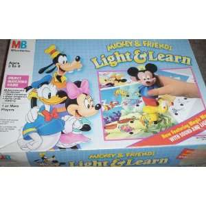    Mickey and Friends Light and Learn by Milton Bradley Toys & Games