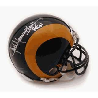  Signed Jack Youngblood Mini Helmet   with HOF 01 