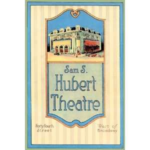  Sam S. Hubert Theatre   Poster (12x18)