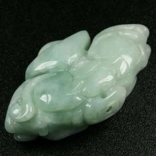   Ingot Carving Green Pendant Natural Untreated Grade A Chinese Jade