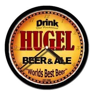  HUGEL beer and ale cerveza wall clock 