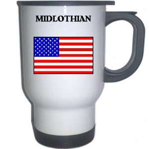  US Flag   Midlothian, Illinois (IL) White Stainless Steel 