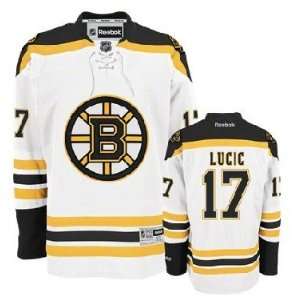 Boston Bruins Jersey #17 Lucic White Hockey Jersey Size 50  