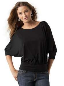 NEW MATTY M DOLMAN 3/4 SLEEVE KNIT TOP DIFFERENT COLORS AND SIZES $40 