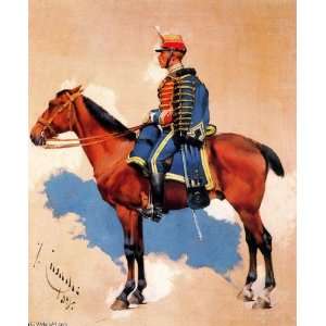     Josep Cusachs i Cusachs   24 x 30 inches   Hussar