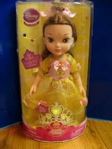  Toddler Princess Belle Doll NIB Tiara  