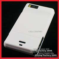 WHITE HARD COVER CASE FOR DROID X MB810 ACCESSORY  