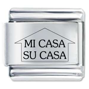 Mi Casa Su Italian Charms Bracelet Link