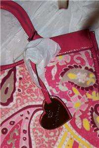 Juicy Couture Pink Paisley MARTINIQUE Limited Edition LARGE GIA Tote 