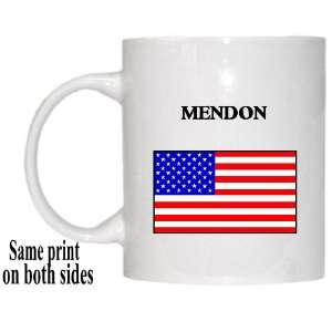  US Flag   Mendon, New York (NY) Mug 