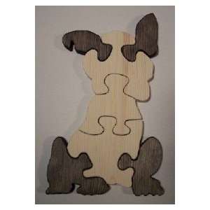  Wooden Educational Jig Saw Puzzle   Doggie Toys & Games