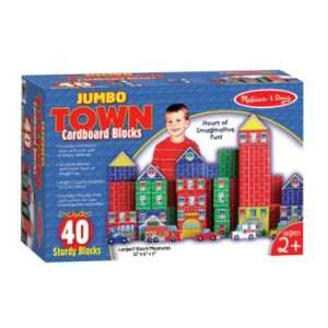  Cardboard Town Blocks Toys & Games