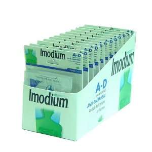  Imodium AD Caplets Individual Dose (12 Packets) Health 