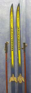 Cross Country 77 Skis 3 pin 200 cm +Poles Waxless  